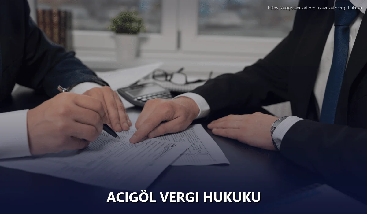 Acigöl Vergi Hukuku